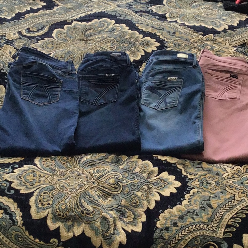 4 pairs skinny jeans, sold separately